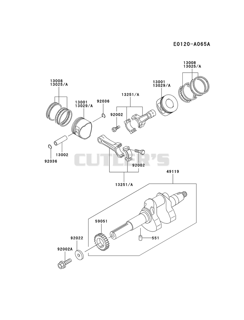PISTON/CRANKSHAFT