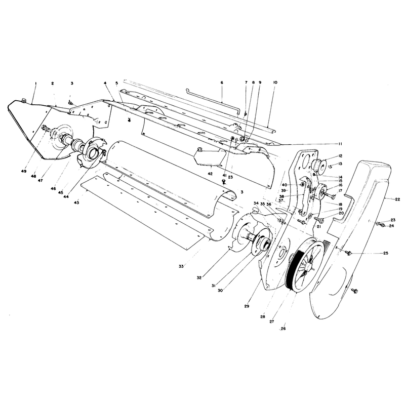 Lower Main Frame Assembly
