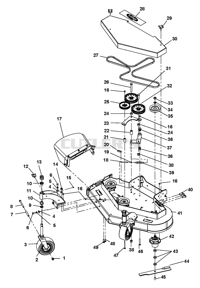 48" Deck Assembly
