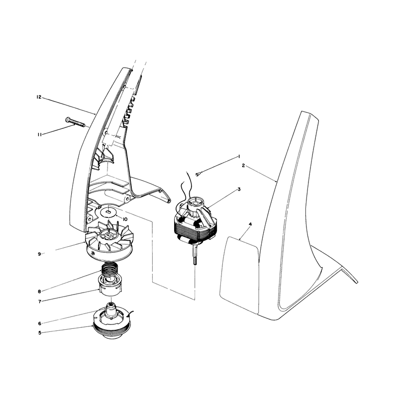 Motor and Housing Assembly