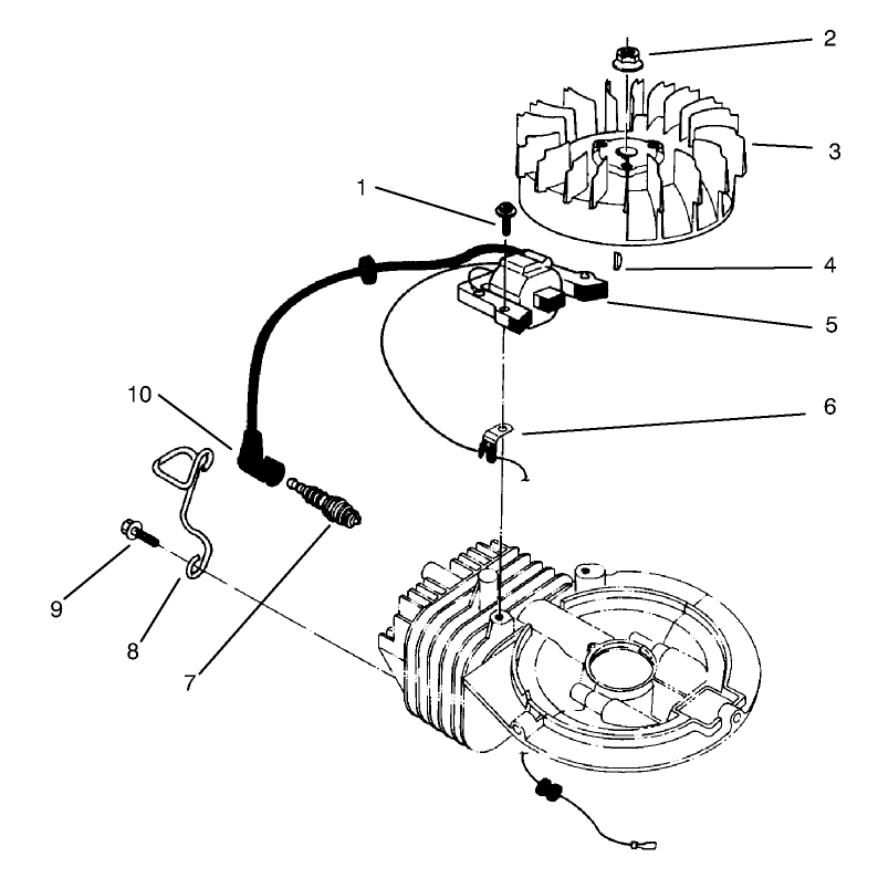 Ignition Assembly Model No 47ps5-7model No 22045bmodel No 47pt6-7model No 22045