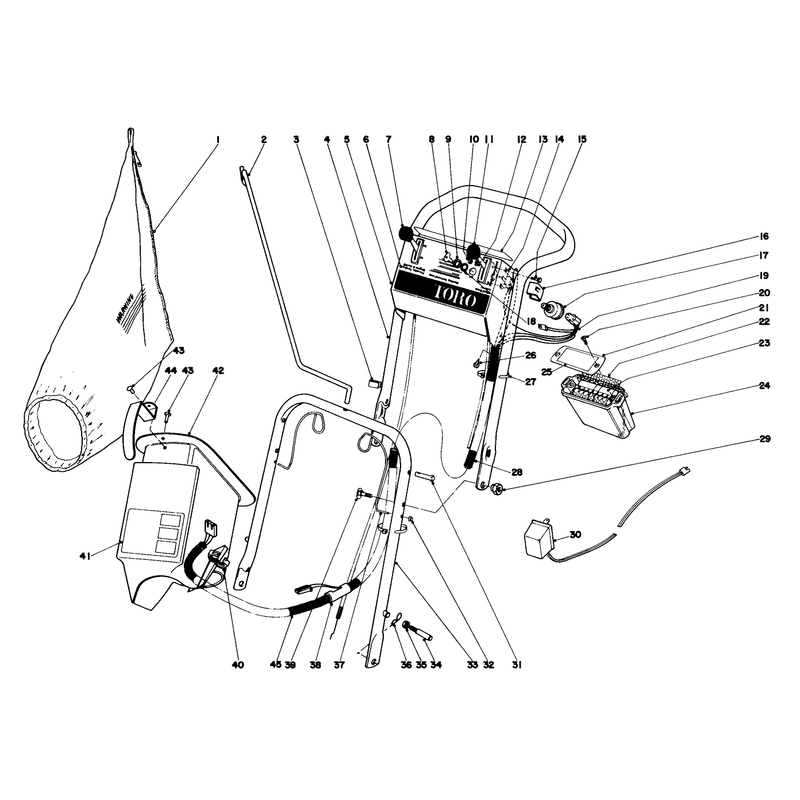 Handle Assembly Model No 21711