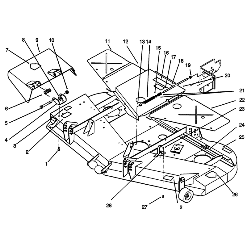 Grass Deflector Belt Covers and Decals
