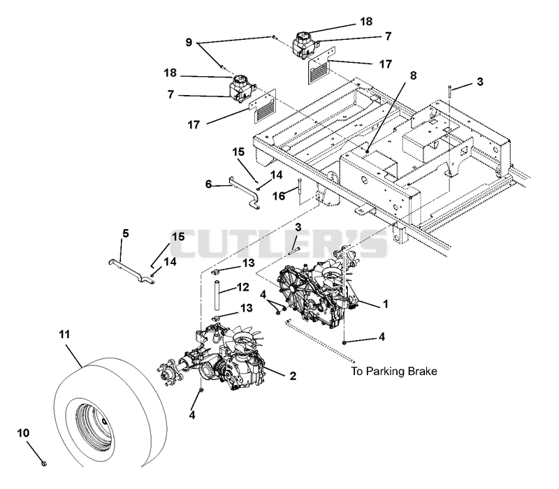 Transaxle, Dump Valves and Rear Wheels