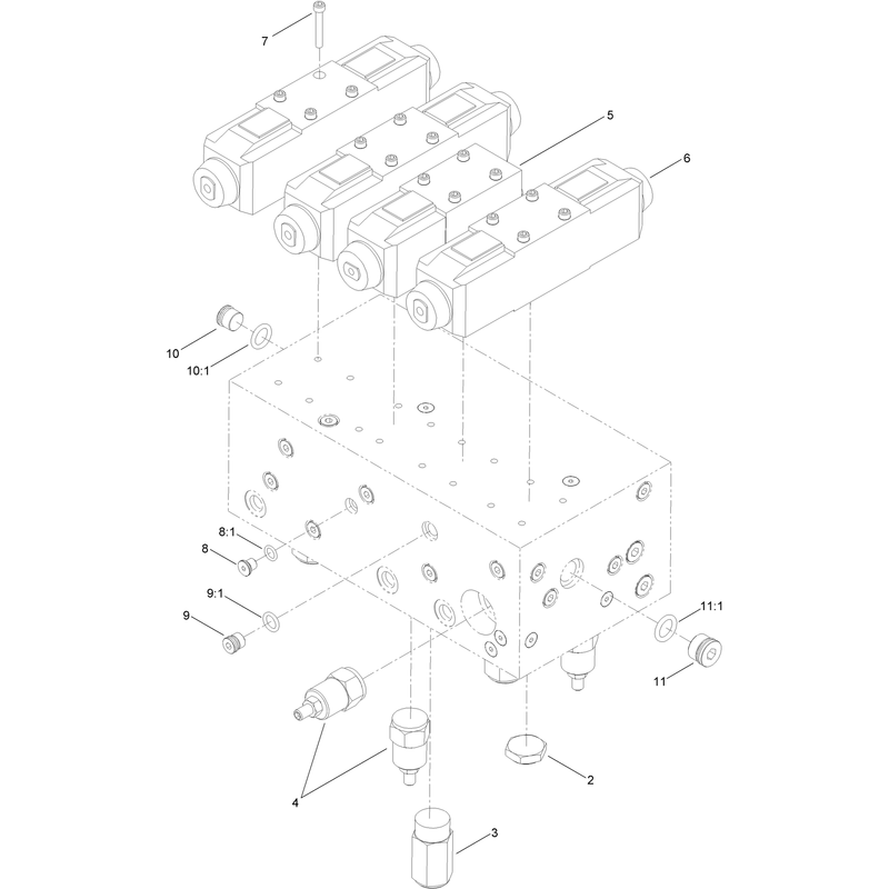 Hydraulic Manifold Assembly No ST50269