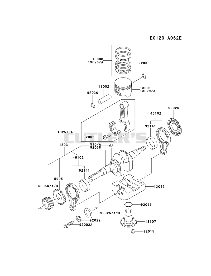 PISTON/CRANKSHAFT