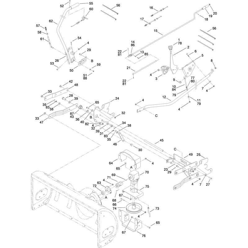 Handle Crank Rod and Drive Assembly