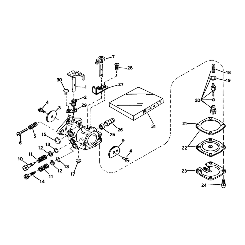 Carburetor No. 631654a