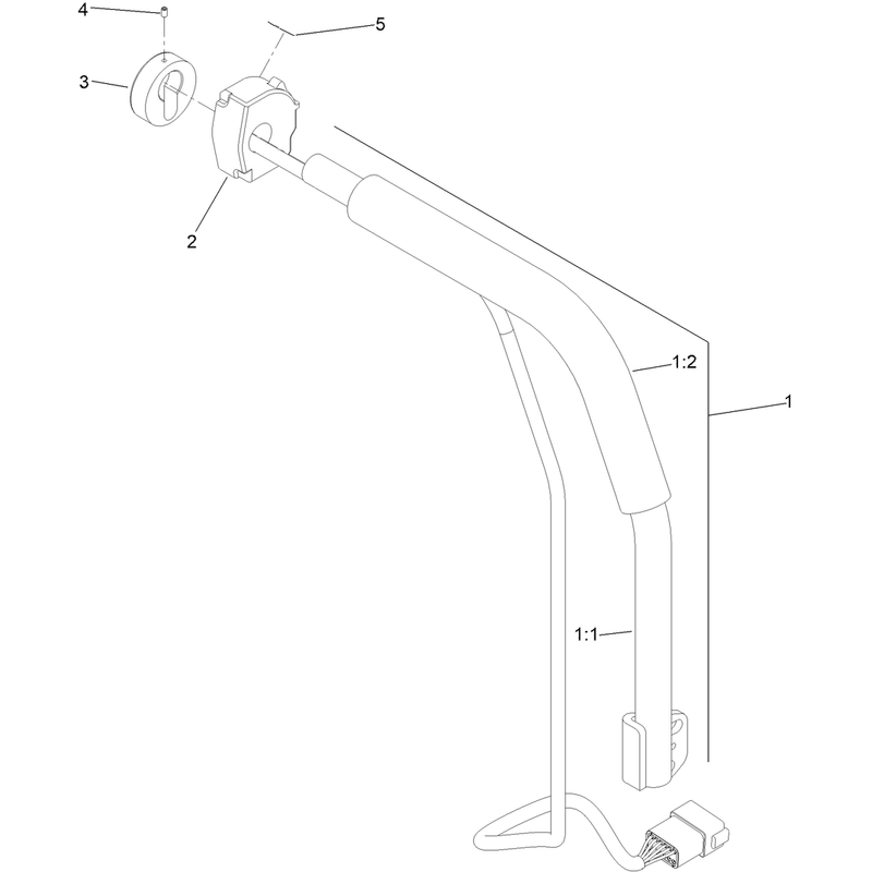 LH Lever Assembly No 162-0415