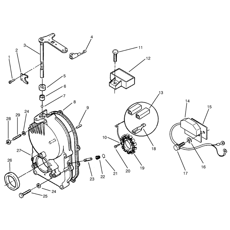 Gear Case and Ignition Controls