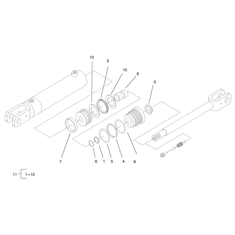 Kit Hydraulic Cylinder No 100-4163