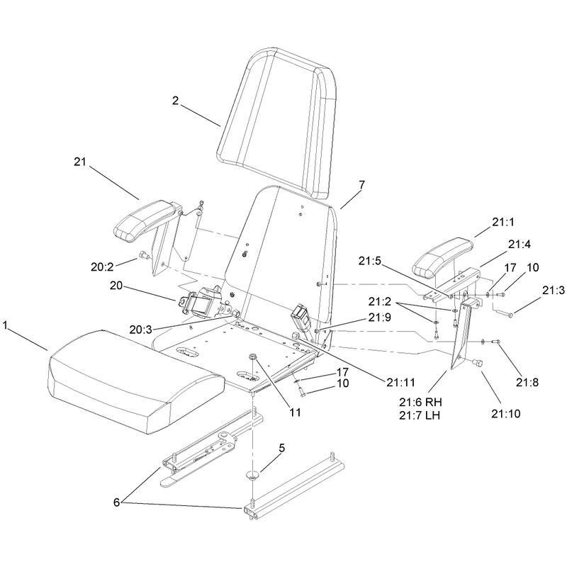 Seat Assembly No 110-5737