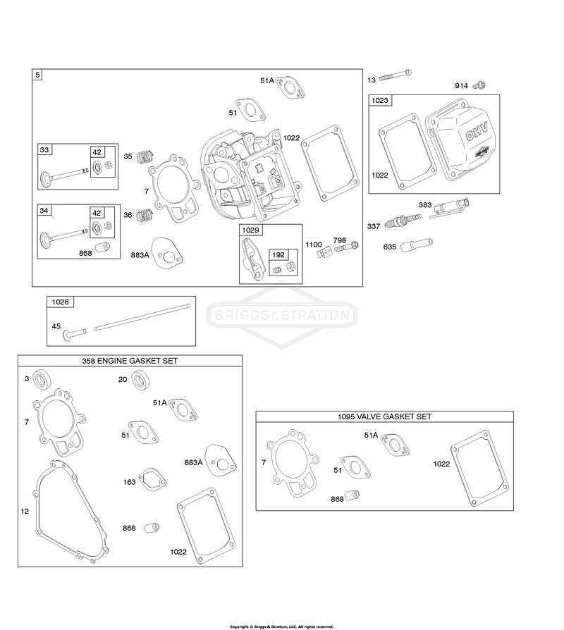 Cylinder Head, Gasket Sets, Valves