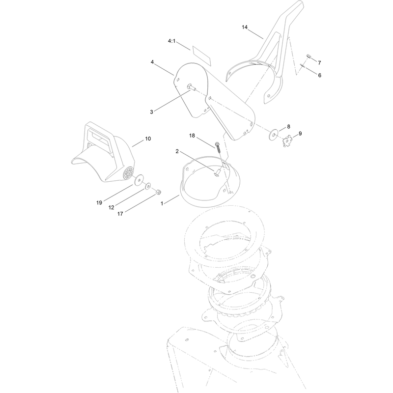 Discharge Chute Control Assembly