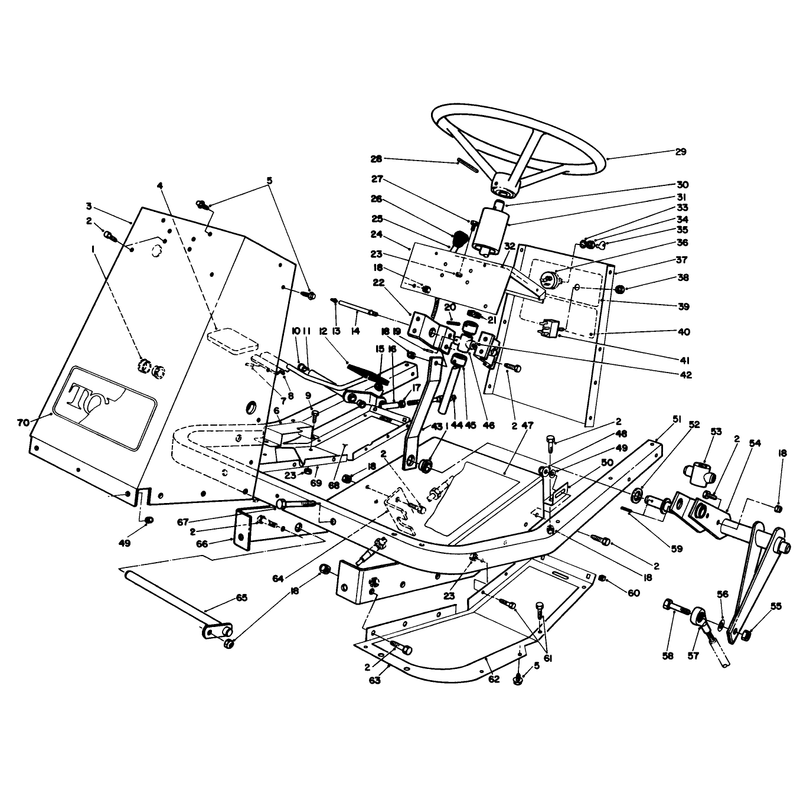 Frame and Steering Assembly