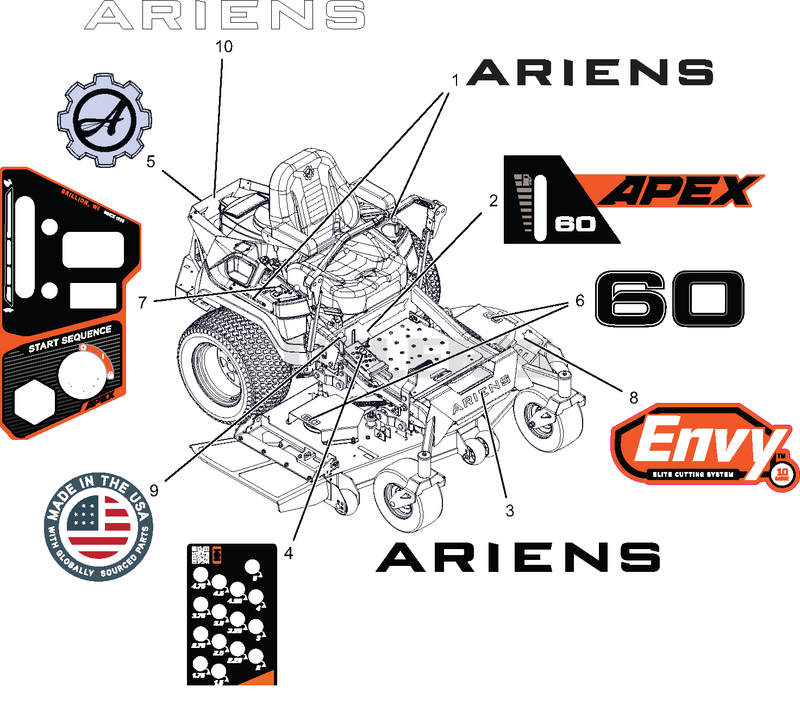 Decals - Style - 60" - Apex