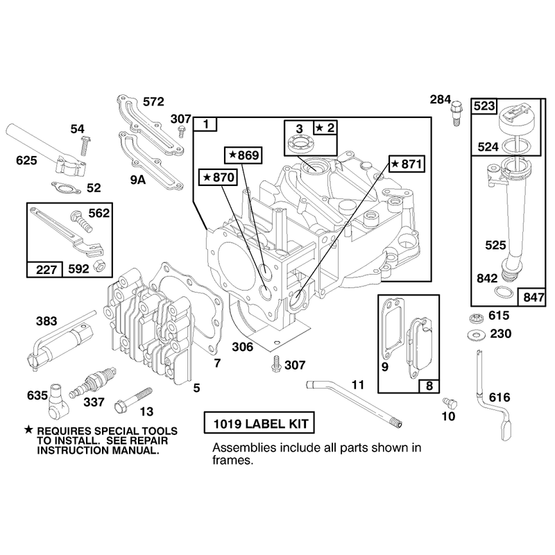 Engine Briggs and Stratton Model 12u802-0639-01