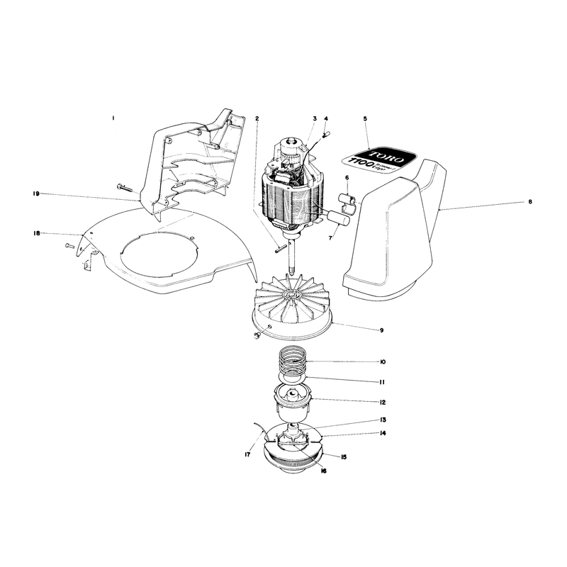 Motor and Housing Assembly