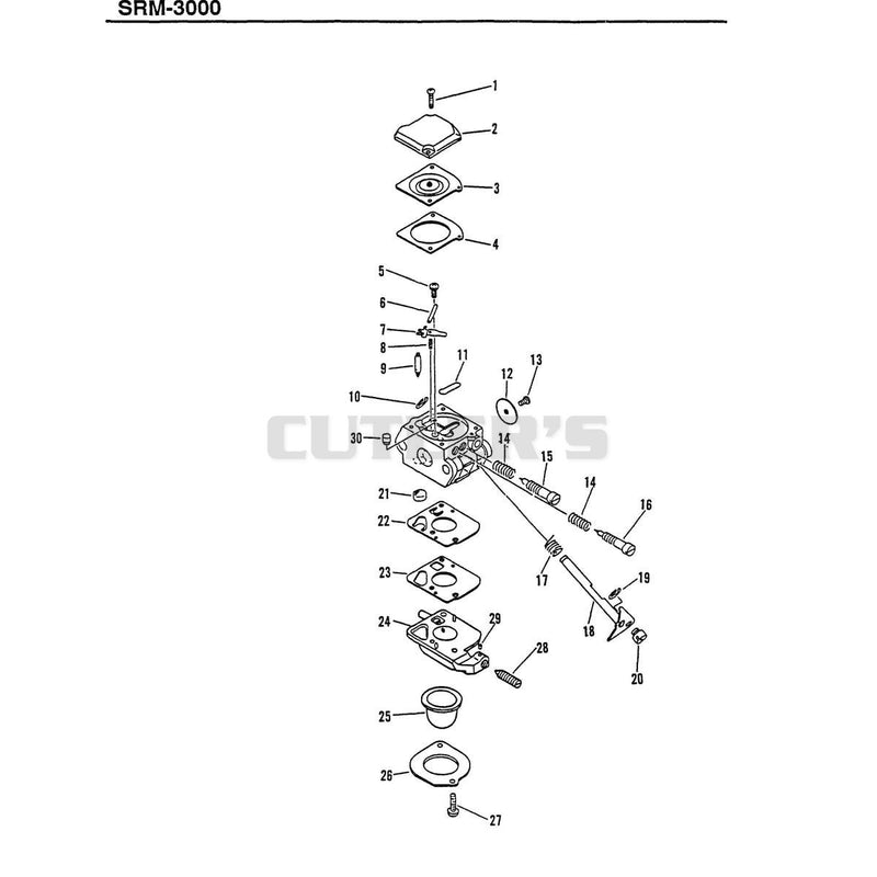 Carburetor C1U-K21A Includes The Following Items