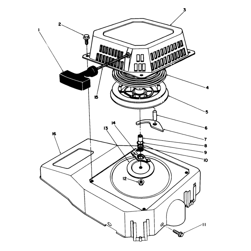 Recoil Assembly Model No Vmg6