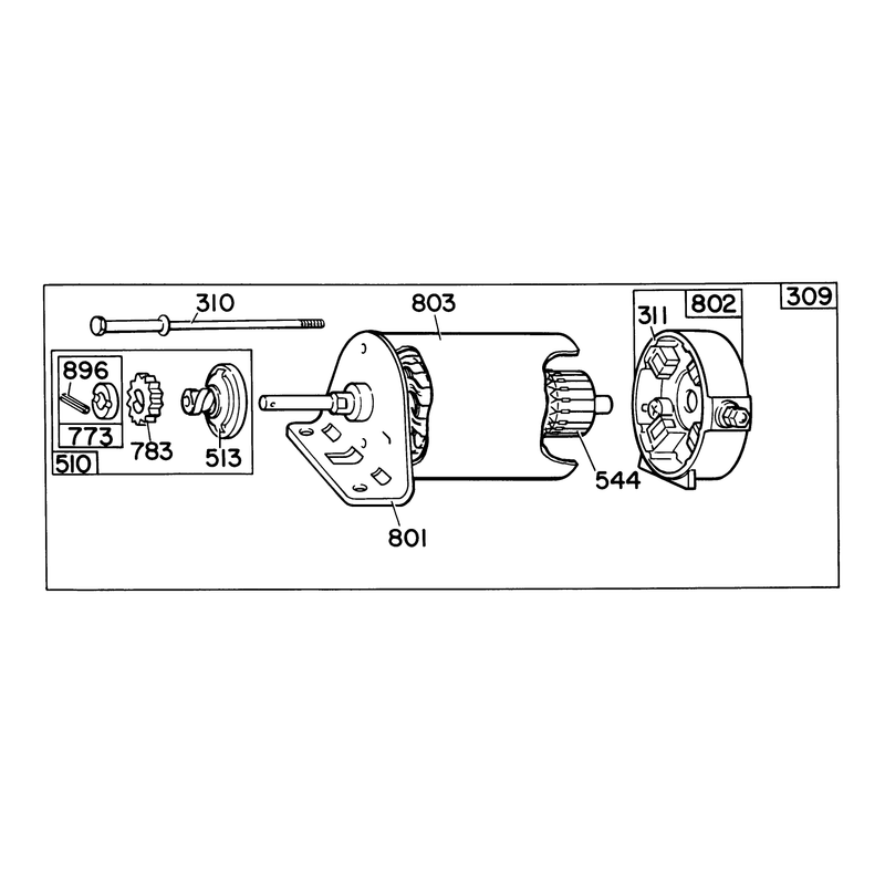 12 Volt Starter Motor Briggs & Stratton