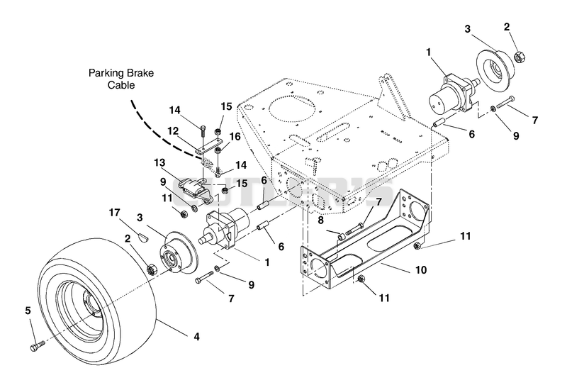 Front Wheels, Motors And Calipers