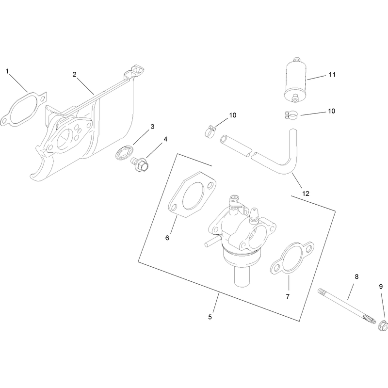 Fuel System Assembly Kohler SV600-0018