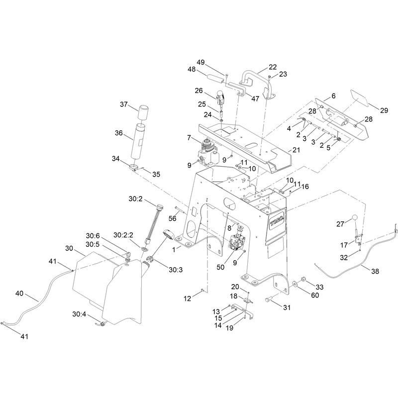 Tower and Fuel Tank Assembly