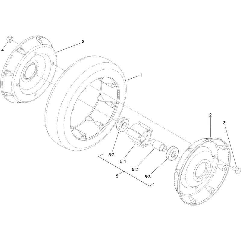 Wheel Assembly No 53-7720