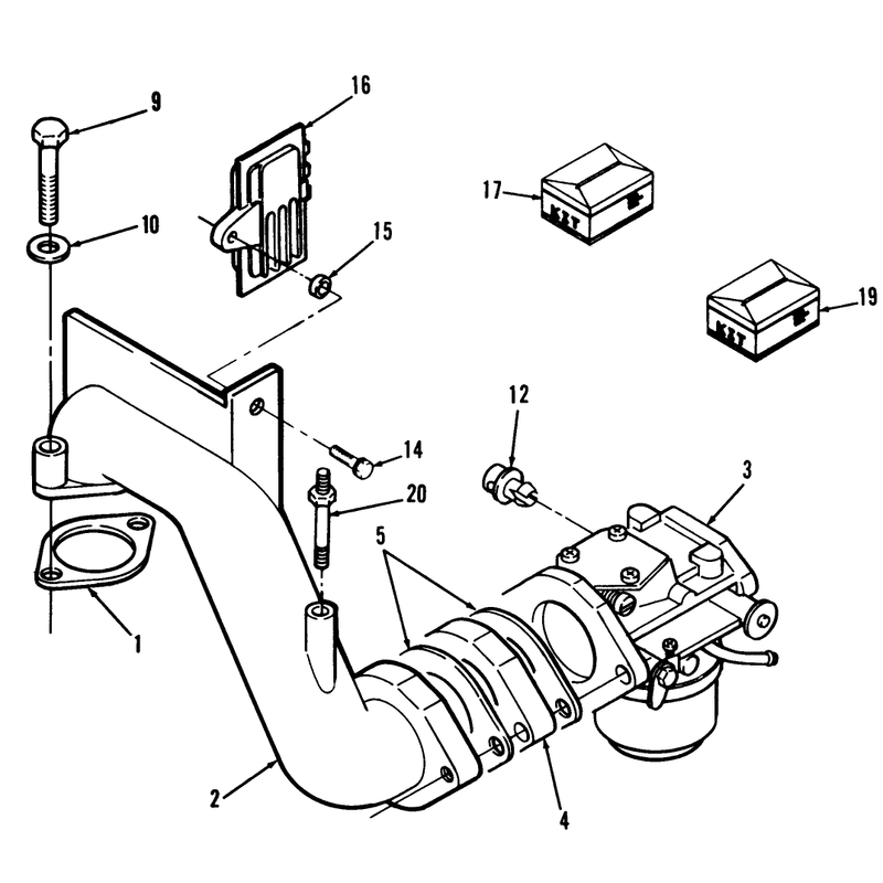 12.5hp Engine Carburetor Assembly