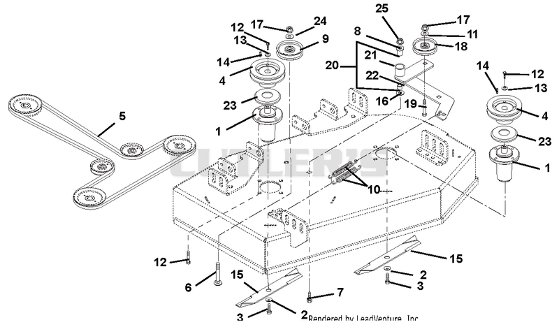 Belts, Spindles, Idlers and Blades
