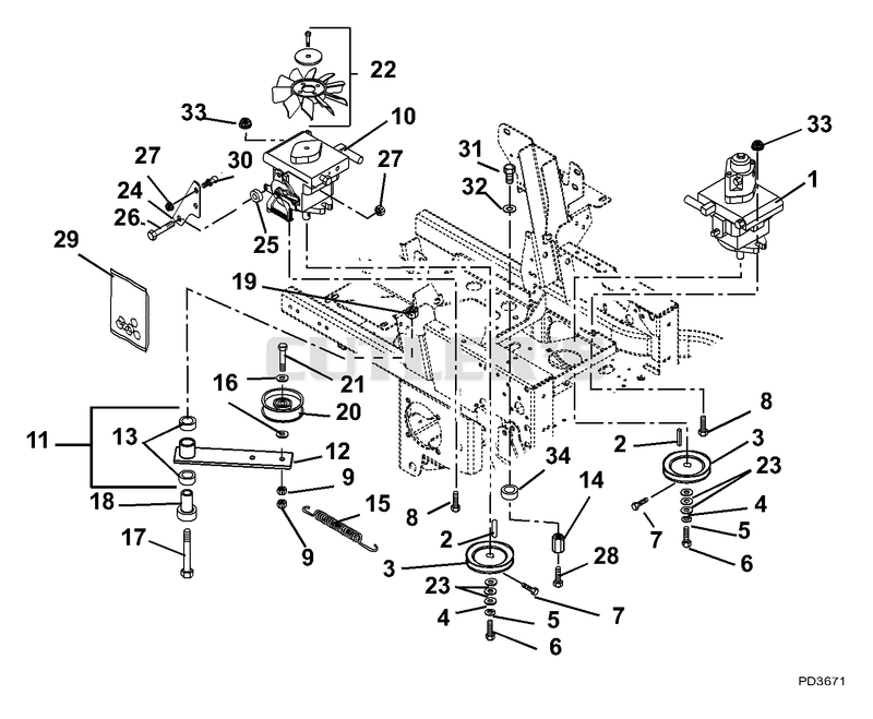 Hydrostatic Pumps And Idlers