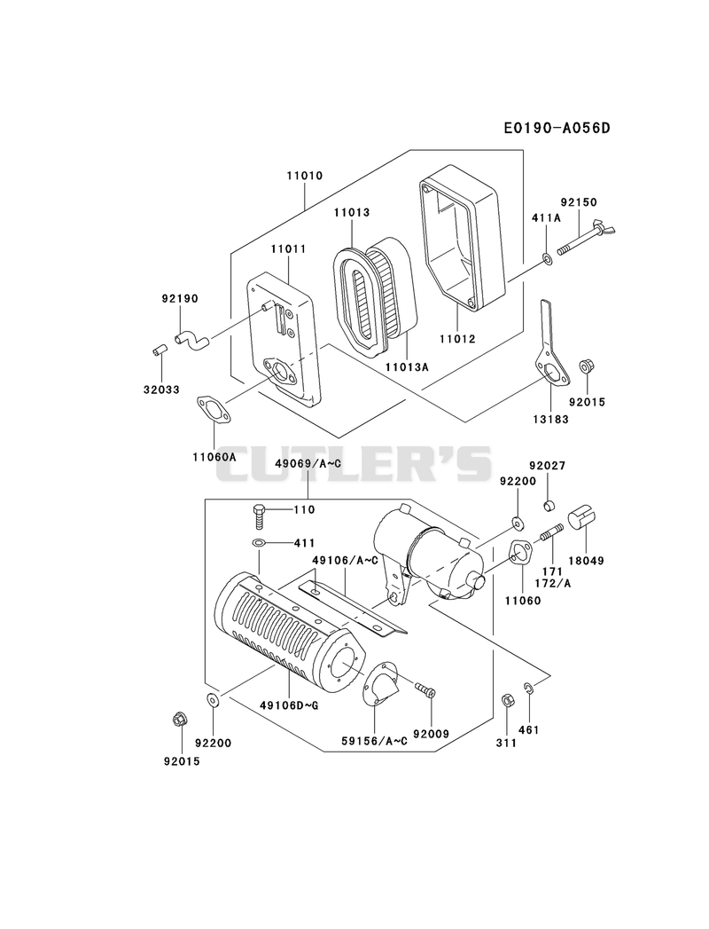 AIR-FILTER/MUFFLER