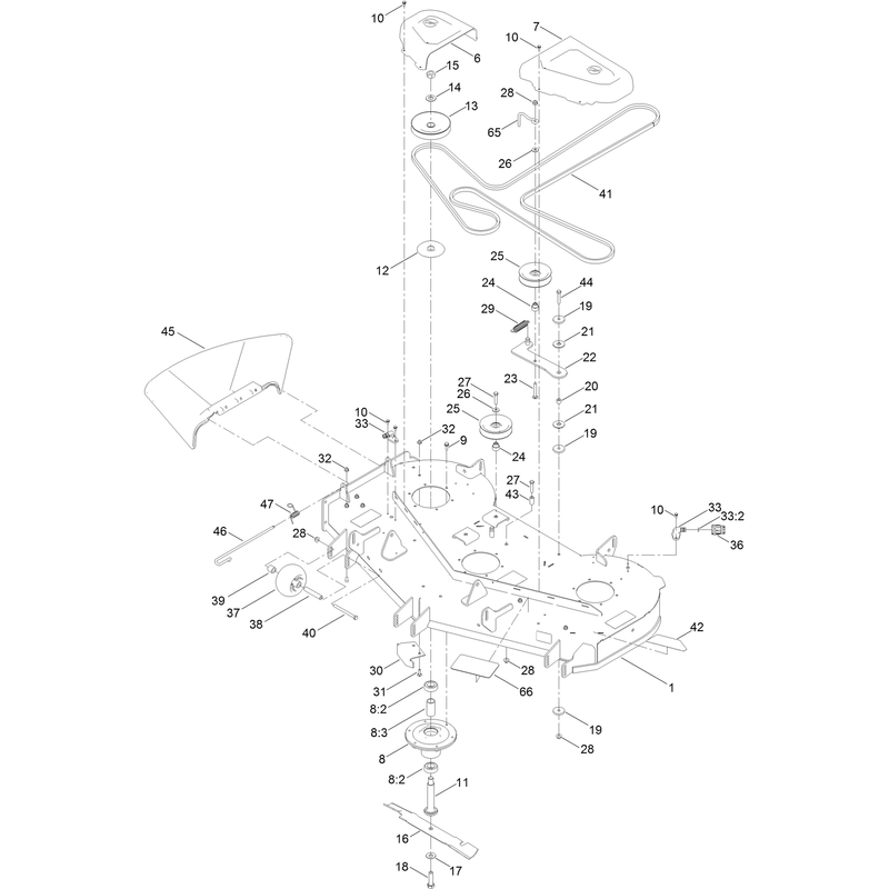 Deck and Belt Assembly