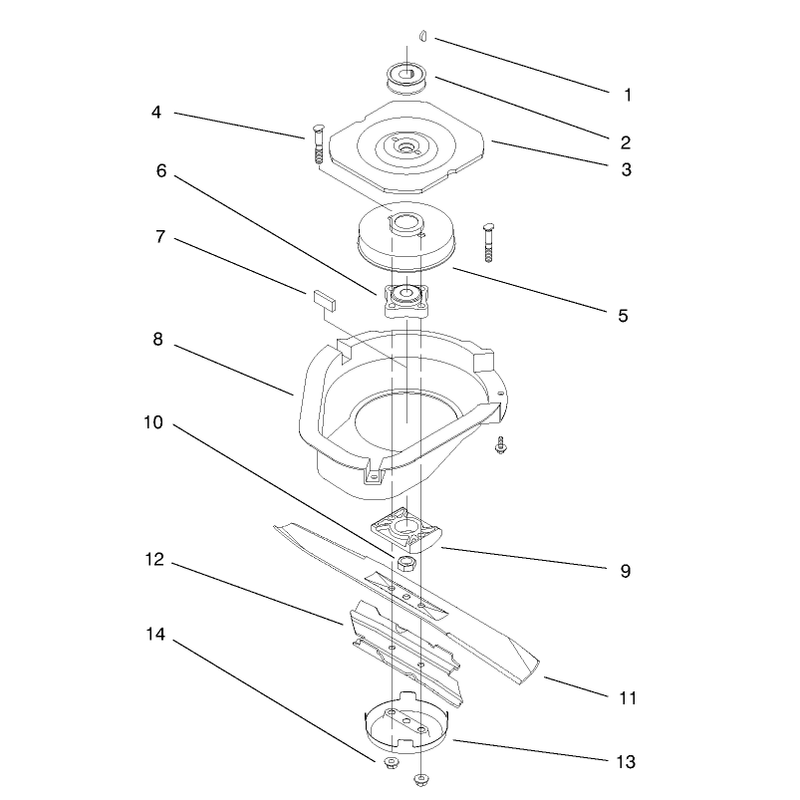 Blade Brake Clutch Assembly