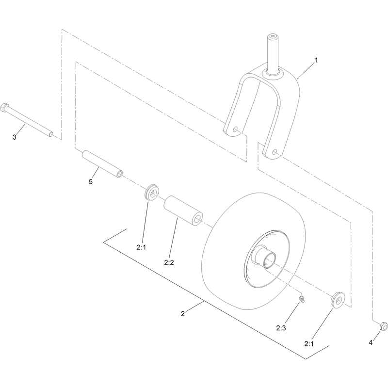 Front Caster Assembly