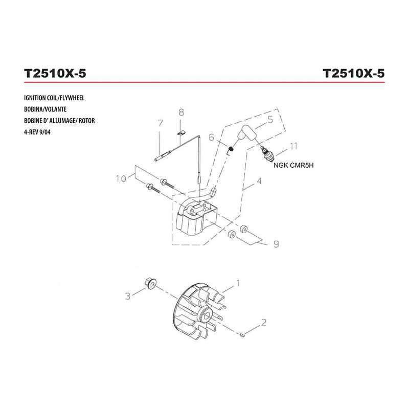 IGNITION COIL/FLYWHEEL