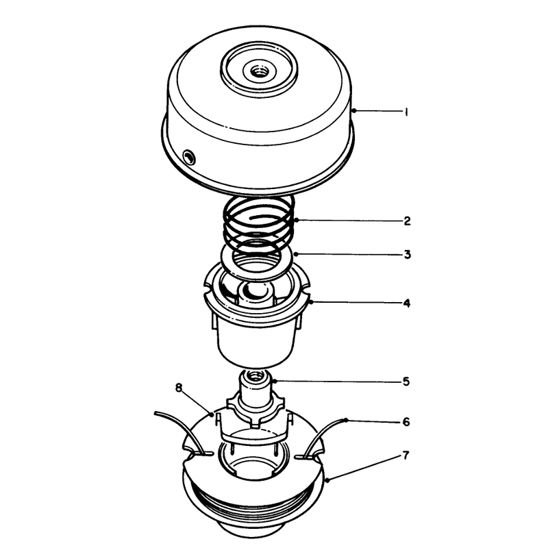 Dual Line Tap & Trim Head No. 46-2800 (optional)