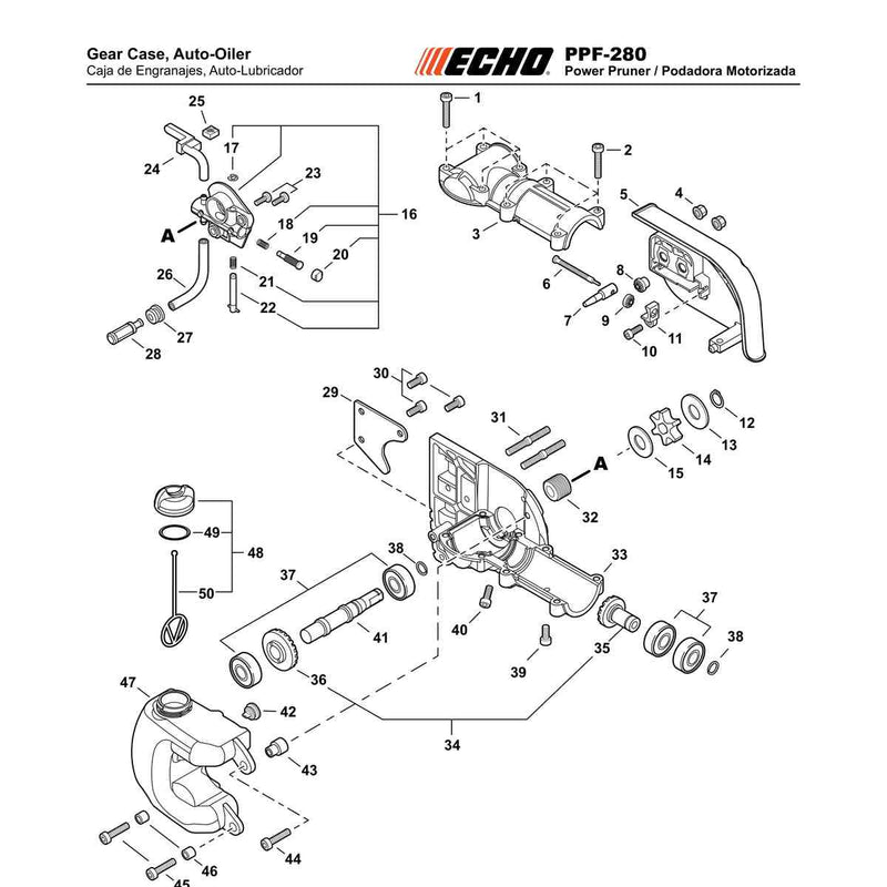 Gear Case, Auto-Oiler