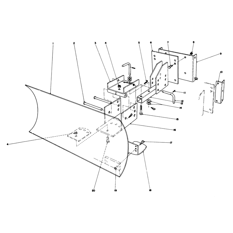 Grader Blade Assembly Model 59099