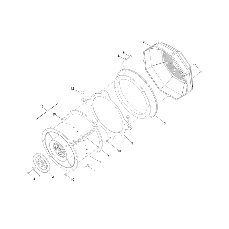 Turbine and Fan Guard Assembly