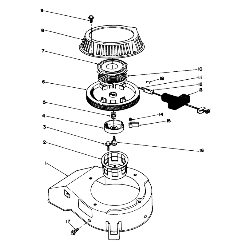 Recoil Assembly Model No 47pl0-1