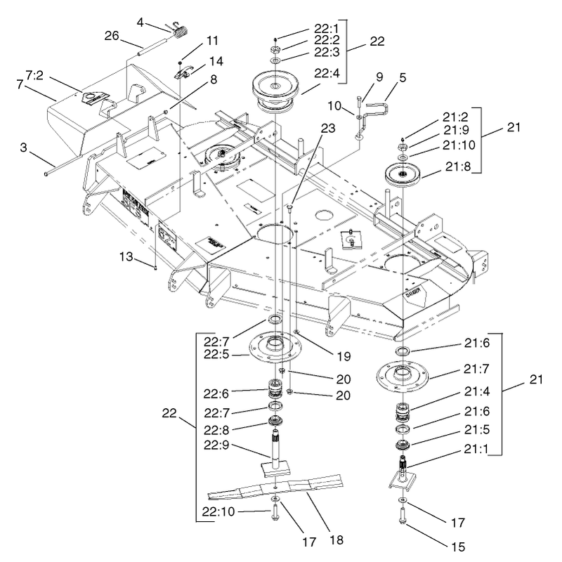 Spindle and Pulley Assembly