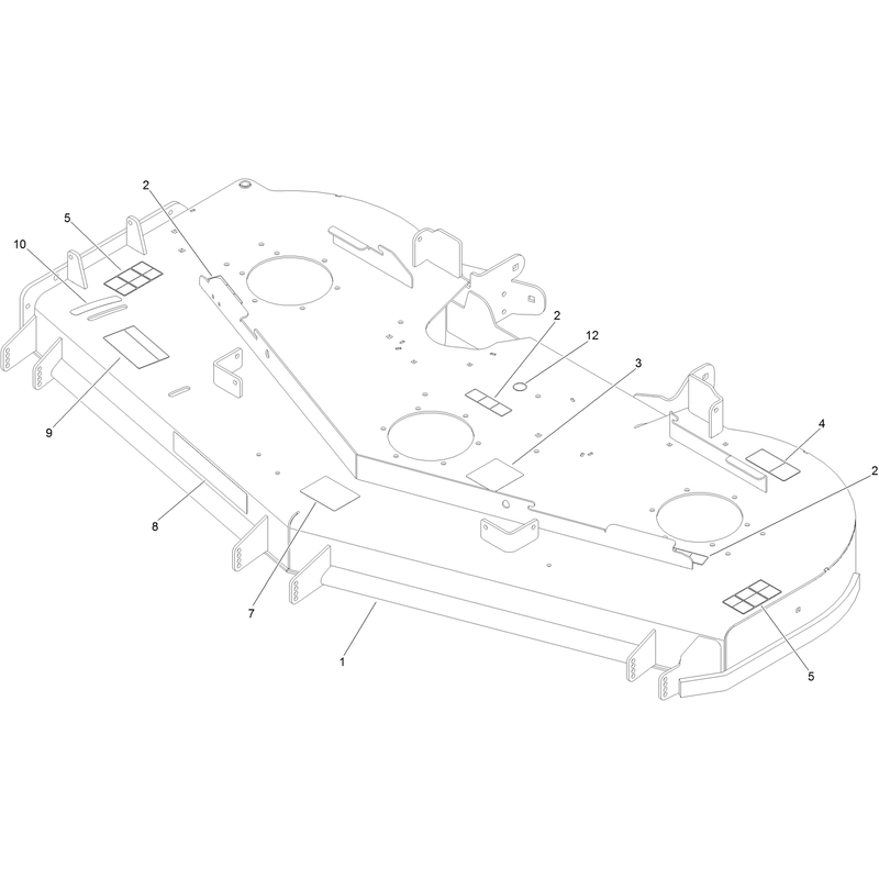 Deck Decal Assembly No. 136-8636