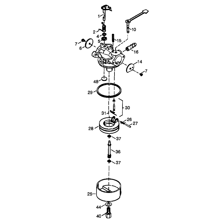 Carburetor No. 640086
