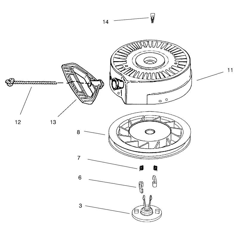 Recoil Starter No. 590742 (optional)