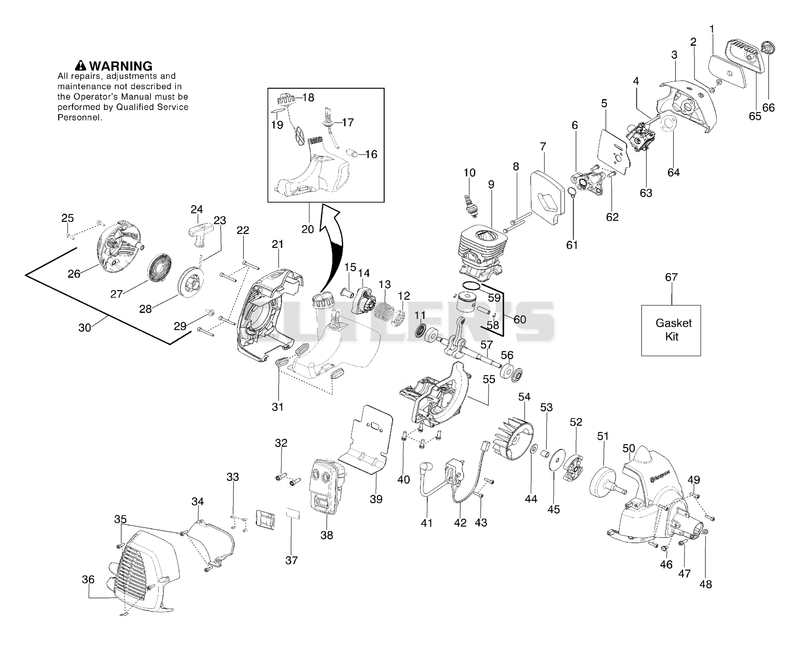 Engine, Fuel Tank & Ignition