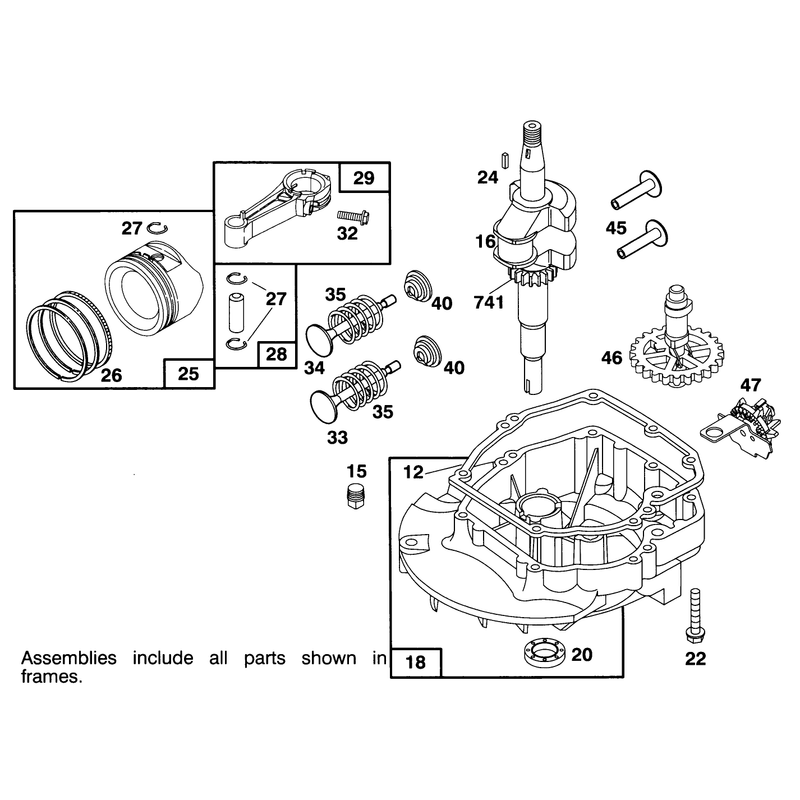 Engine Briggs and Stratton Model 122702-3171-01