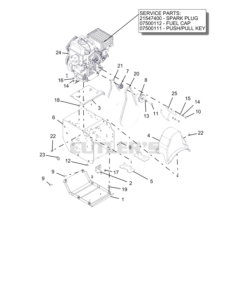 Engine And Frame