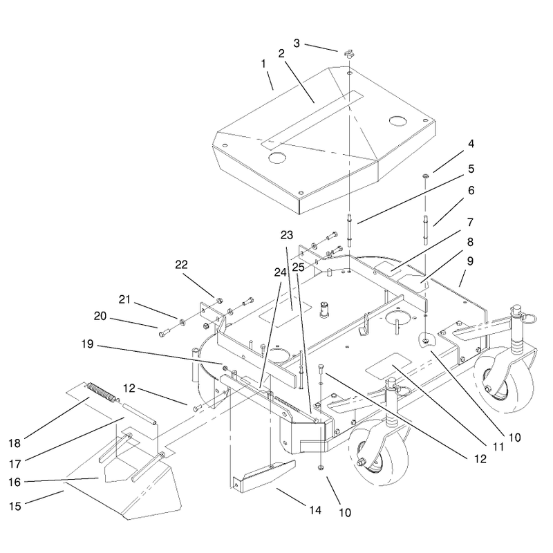 36in Deck Assembly